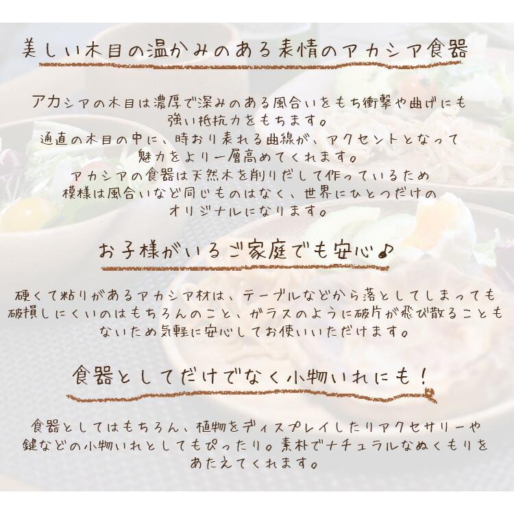 不二貿易（Fuji Boeki） アカシア 食器 【レクタングルトレイ 横型