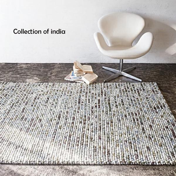 玄関マット マシュー 50×80cm 3色 プレーベル インポート インド製