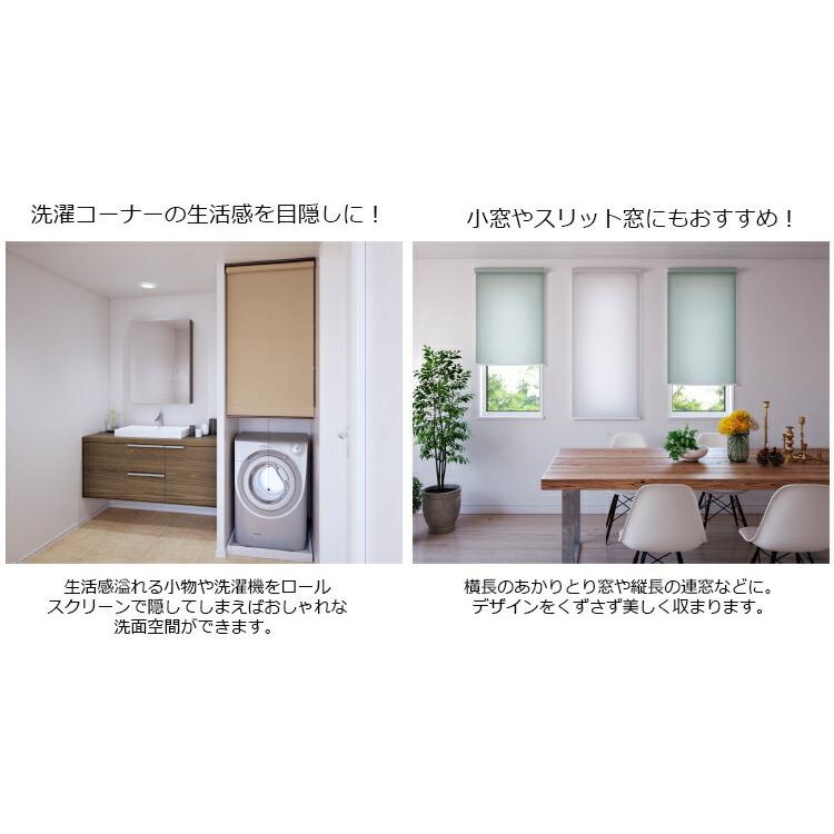 立川機工 ロールスクリーン ヒラリエ 3色 シースルー （幅25〜200cm 高