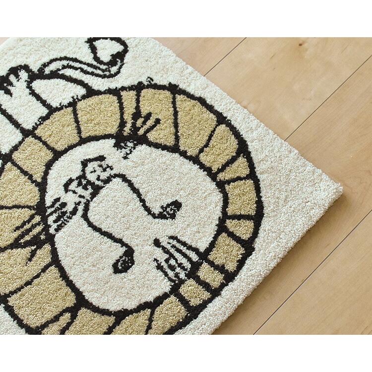 アスワン 玄関マット ライオン 50×80cm リサラーソン 北欧 猫 アスワン 玄関マット ライオン 50×80cm リサラーソン 北欧 猫