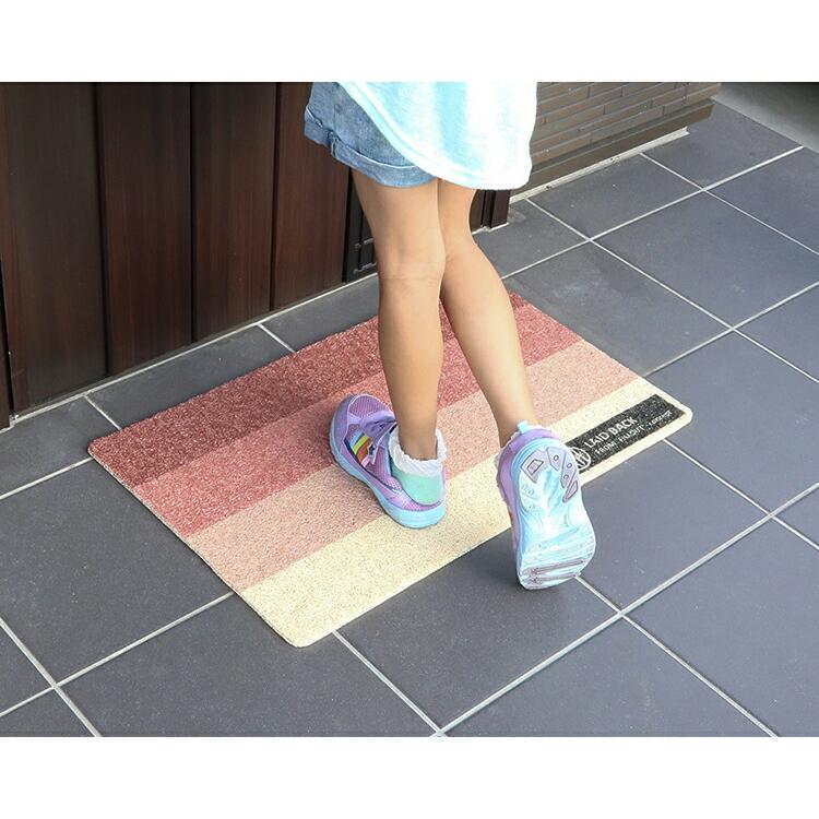 玄関マット PVC マット 75cm×45cm ボーダー : SORACIEL - 通販 - Yahoo