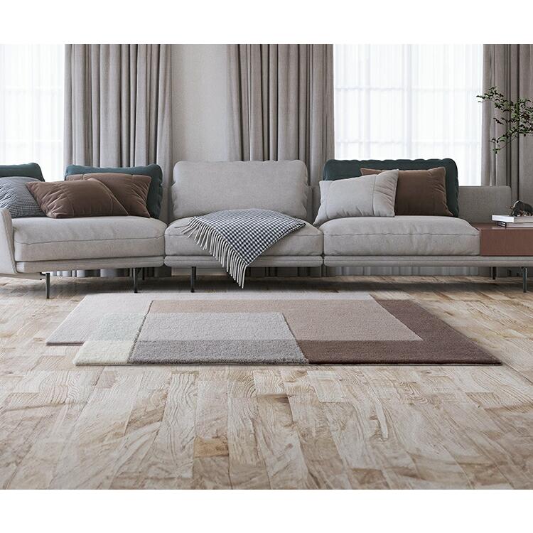 東リ（TOLI） ラグマット TOR4006 140cm×200cm（変形） ラグマット