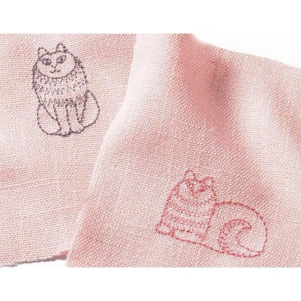 リサ・ラーソン　カーテン スケッチ（刺繍） 巾100×丈225cm（1枚入） QL1003-11・QL1003-95 LISA LARSON 柄 モダン レトロ モダン 子供部屋　カーテン 麻　カ_5
