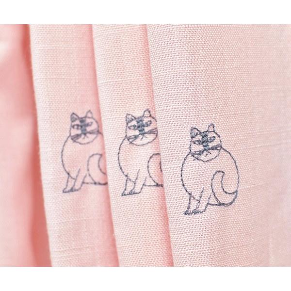 リサ・ラーソン　カーテン スケッチ（刺繍） 巾100×丈225cm（1枚入） QL1003-11・QL1003-95 LISA LARSON 柄 モダン レトロ モダン 子供部屋　カーテン 麻　カ_6