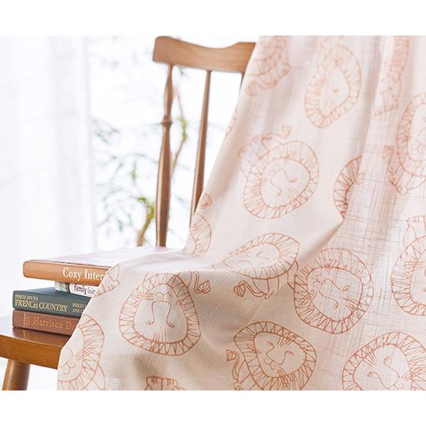 Lisa Larson（リサラーソン） カーテン ライオン 巾100×丈225cm（1枚入