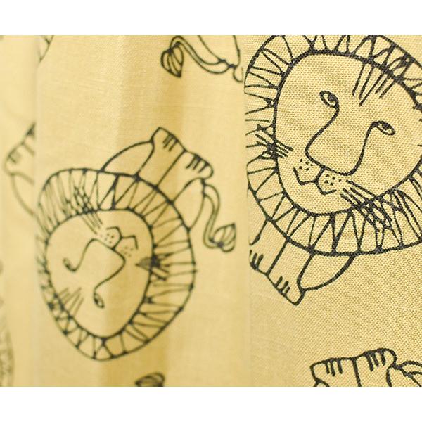 Lisa Larson（リサラーソン） カーテン ライオン 巾100×丈225cm（1枚入