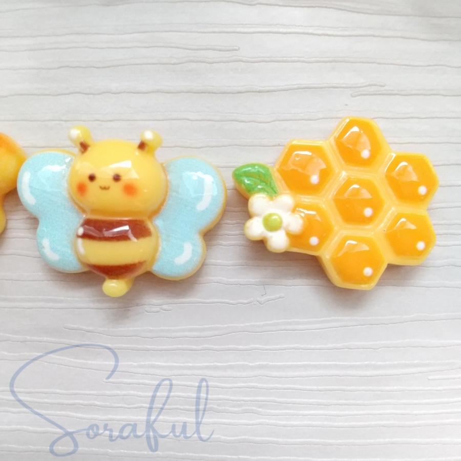 デコパーツ クマちゃんのなりきりハニーハント ハニーポット はちみつ
