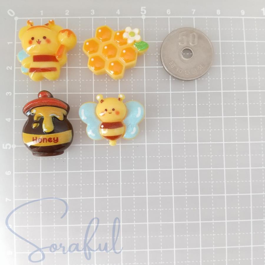 デコパーツ クマちゃんのなりきりハニーハント ハニーポット はちみつ