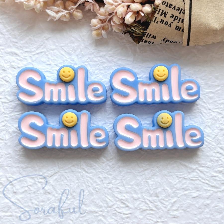 デコパーツ 文字プレート ワンポイント Love Smile Baby Hello Sweet