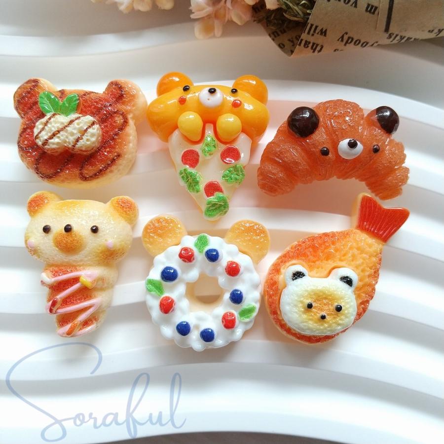 デコパーツ くまちゃんペイストリー 菓子パン ドーナツ ホットケーキ
