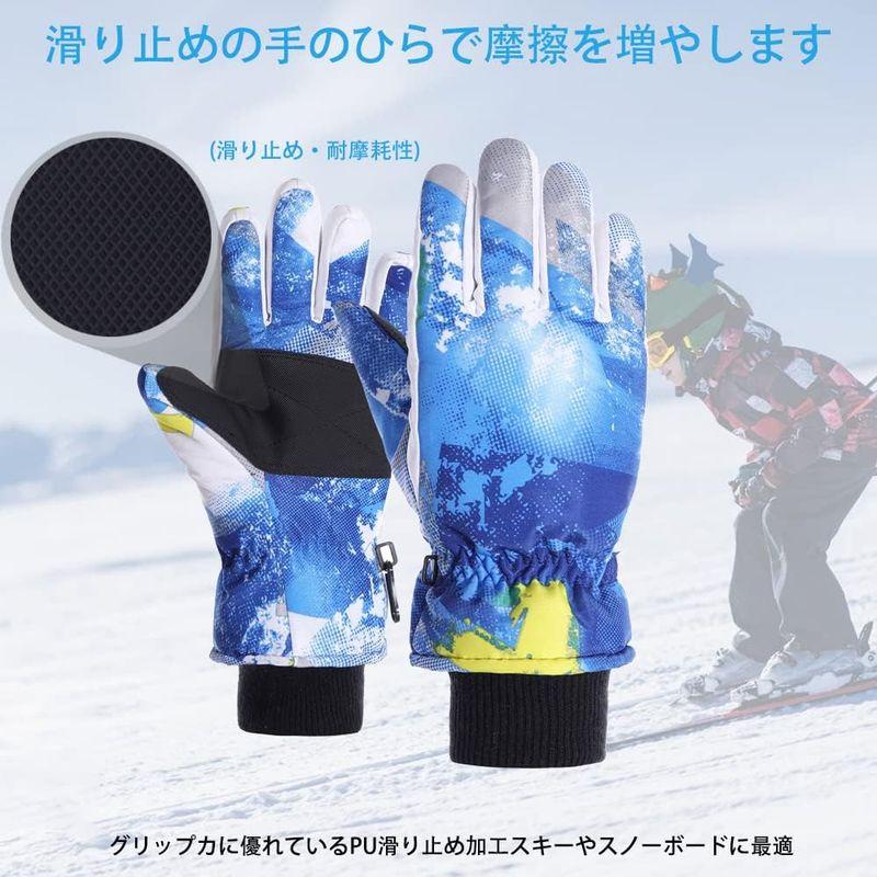 ☆美品☆雪遊び スキー 防寒 手袋 グローブ 100cm - 手袋