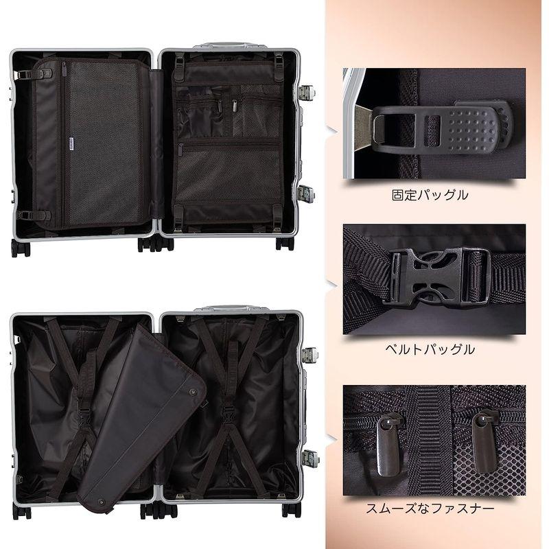 タビトラ スーツケース 小型 人気 キャリーバッグ TSAロック搭載