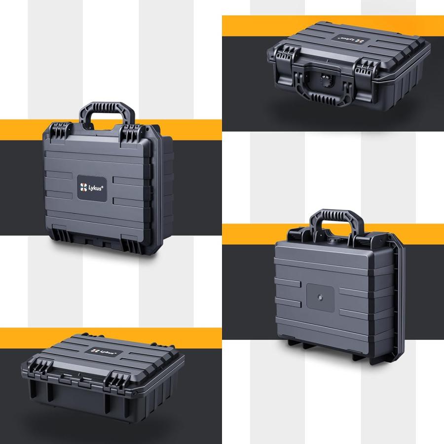 Lykus HC-2810 防水防塵 プロテクターケース 格子状カットスポンジ内蔵