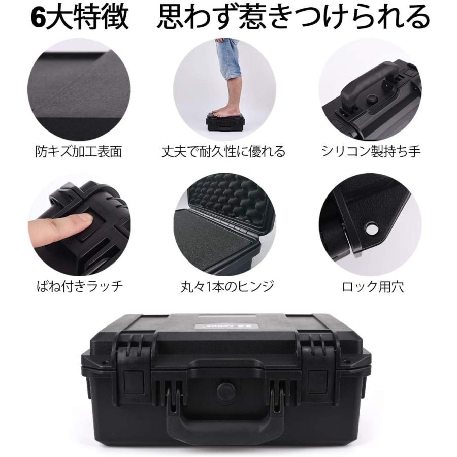 Lykus HC-3810 防水防塵 プロテクターケース 格子状カット