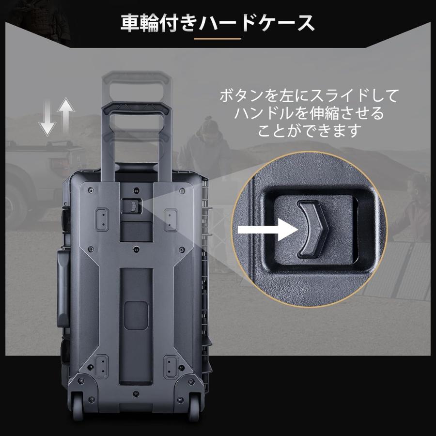Lykus HC-5120 車輪付 防水防塵 プロテクターケース キャスター Lykus HC-5120 車輪付 防水防塵 プロテクターケース キャスター