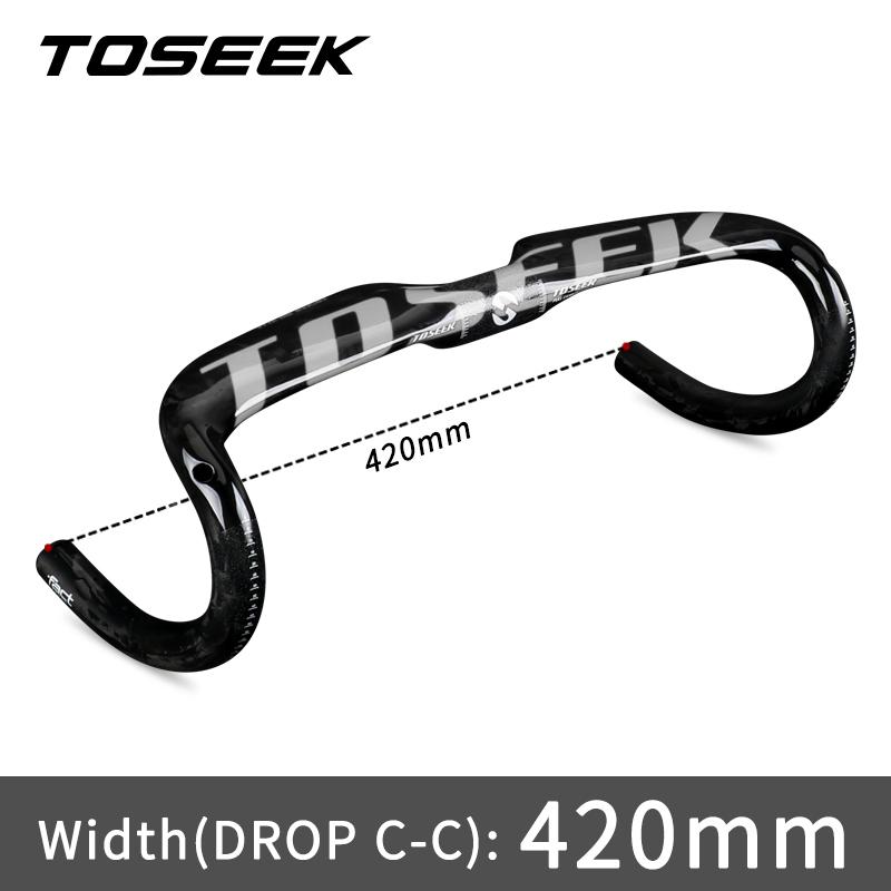 ロードバイク カーボンハンドル 440mm ロードバイク用 カーボン ロードバイク用 カーボン ハンドルバー