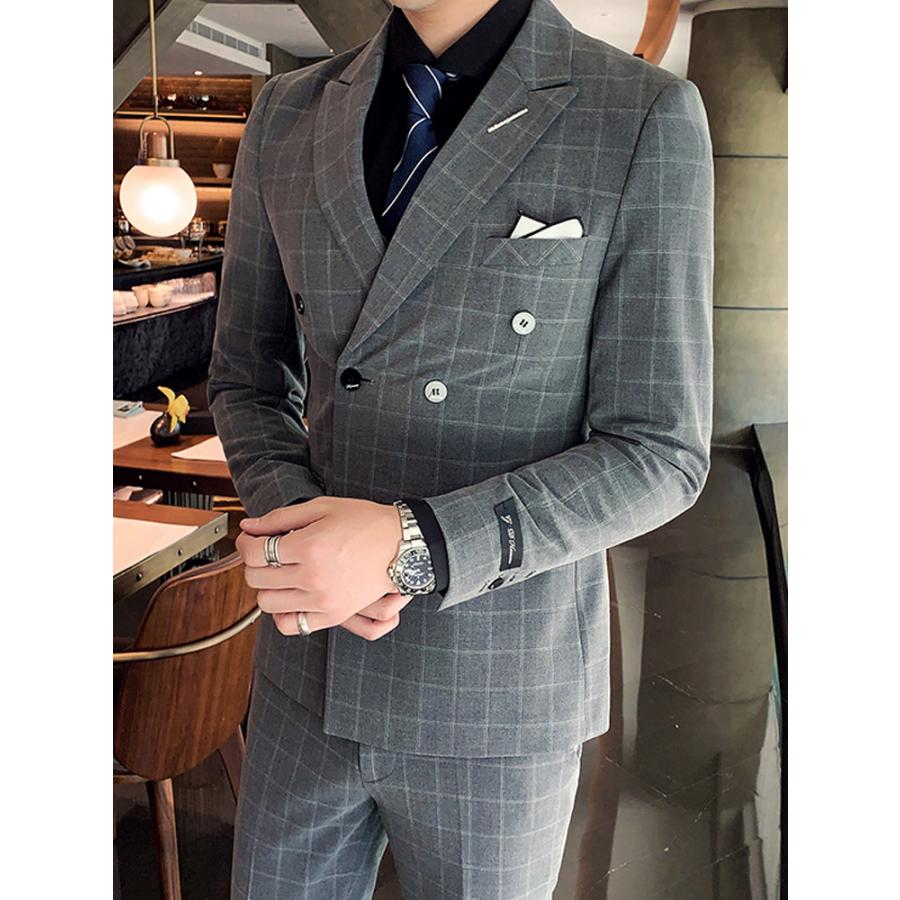高価値セリー メンズスーツ 4シーズン 韓国 3点セット ドレス ウェディング ドレス ビジネス 絶妙 ビジネス スーツ 3ピーススーツ サイズ M Eur Xxs Michiganestateplanning Com