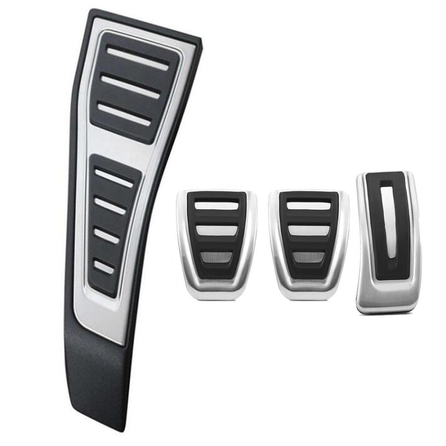 Rhd フットペダル レスト アウディ a4 b9 a5 s4 rs4 mt at セダン ブレーキ プレートカバー フロント 2016