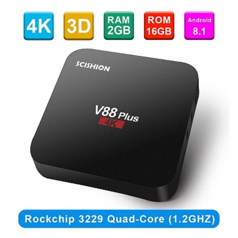 V88 プラス Android 8.1 Tv ボックス RK3229 クアッドコア 4 18K 2GB16GB WiFi TV｜sorakumo｜02