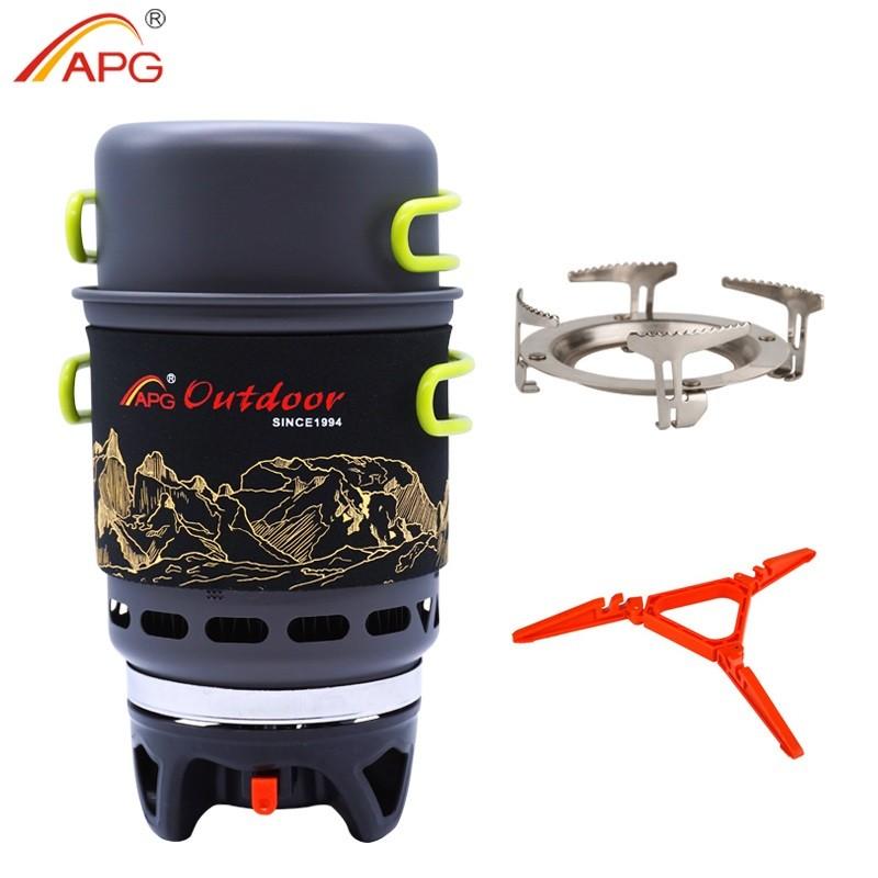 クッカー バーナーセット APG ジェットボイル型 キャンプ調理器具