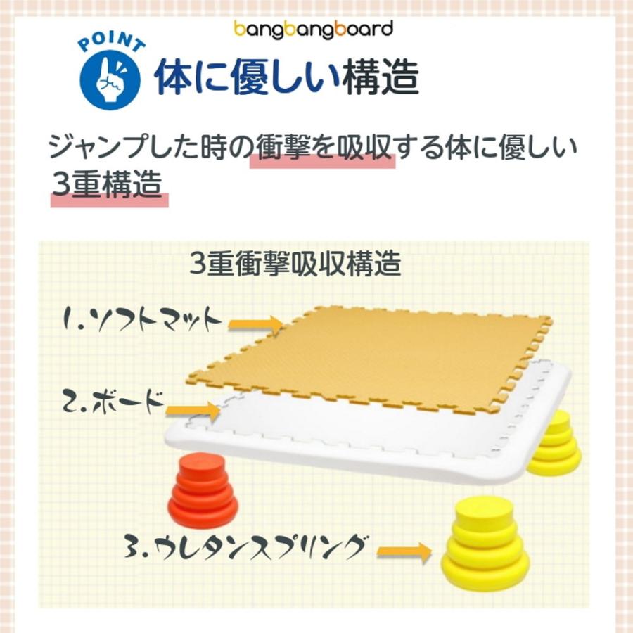 家庭用トランポリン 子供 エクササイズ バンバンボード 安全