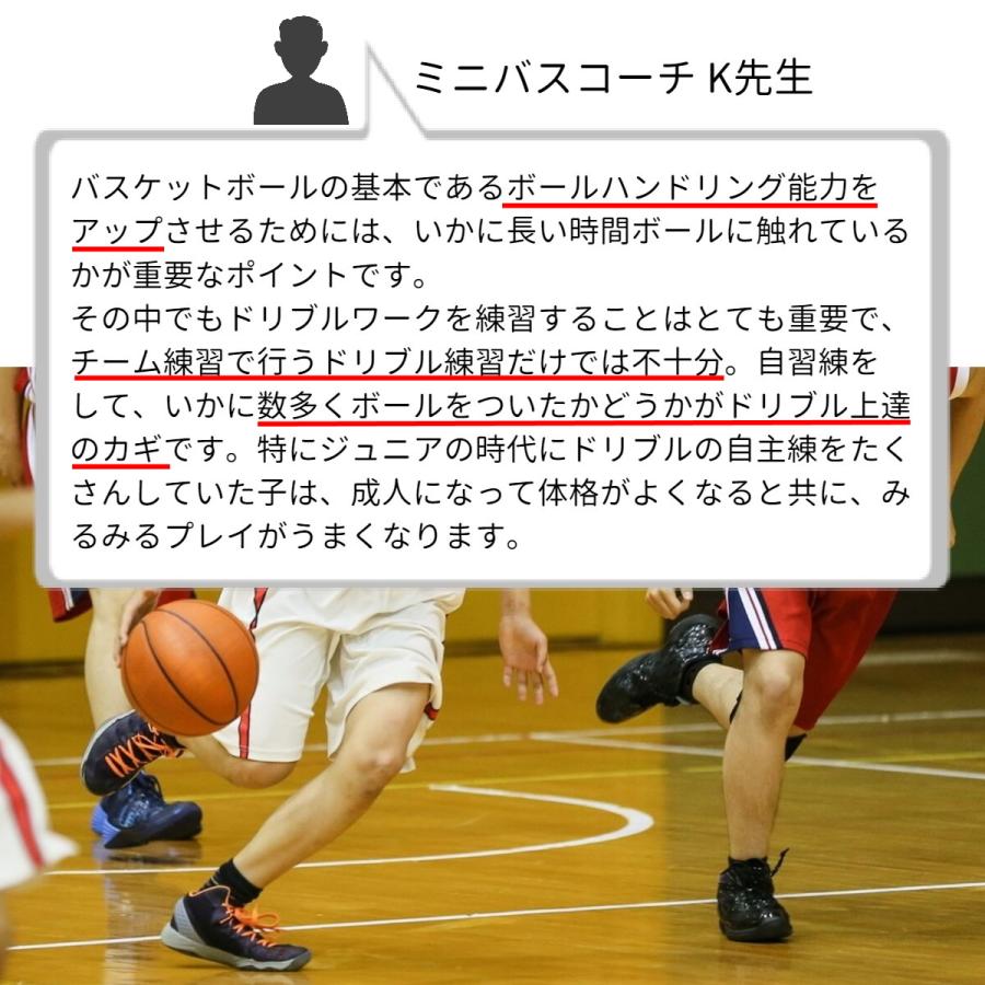 予備ゴムネット付き エアドリブル バスケットボール ミニバスケ