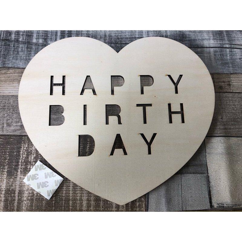 お誕生日 飾り付け ハートボード ウッドレターバナー 出産祝い プレゼント 赤ちゃん小道具 誕生日メッセージカード 木製バナー レターバナー Sora 3012 Mames Shop ヤフーショッピング店 通販 Yahoo ショッピング