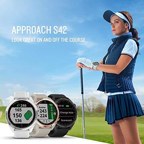 GARMIN(ガーミン) ゴルフナビ GPS Approach S42 ライトサンドローズ