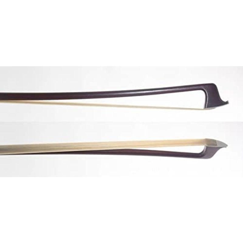 楽器 ペルナンブコ、黒檀フロッグ、ヴァイオリン弓4/4