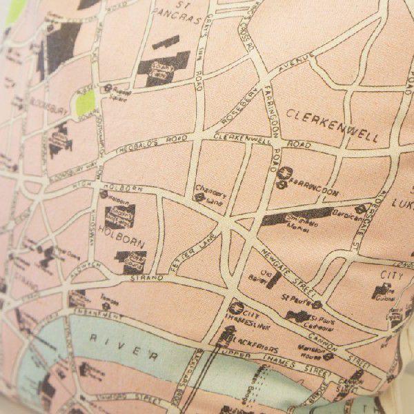 クッションカバー 45 45 地図柄 ロンドン アンティーク かわいい Cc Map アパレル什器専門店クロムスタイル 通販 Yahoo ショッピング