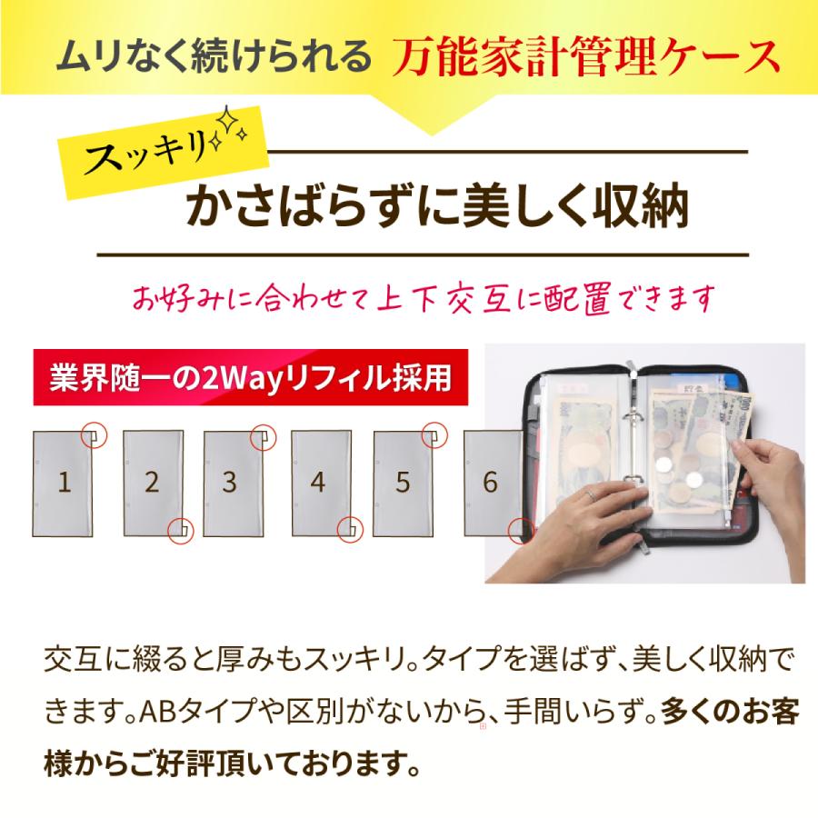 1位獲得 パスポートケース 家計管理 ケース リフィル 6枚 パスポートカバー 通帳ケース｜sorasion｜15