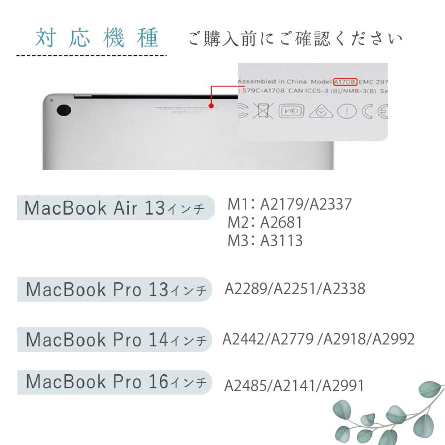 MacBook Air/Pro 13inch MacBook Air/Pro 13inch/14Pro/16Pro　キーボードーカバー 全面保護 超薄型0.18mm 水洗いOK 品質保証  AVALIT｜soraya-store｜13