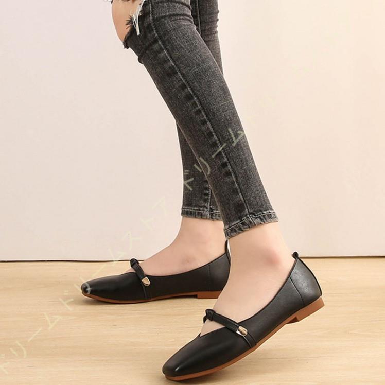 パンプス フラットシューズ 幅広 ローヒール 大きいサイズ ぺたんこ ヒール 痛くならない 疲れない フォーマル スーツ 靴 レディース 通勤 1cm 1センチヒール Huawuyu 0222 Nx217 Skyストア 通販 Yahoo ショッピング