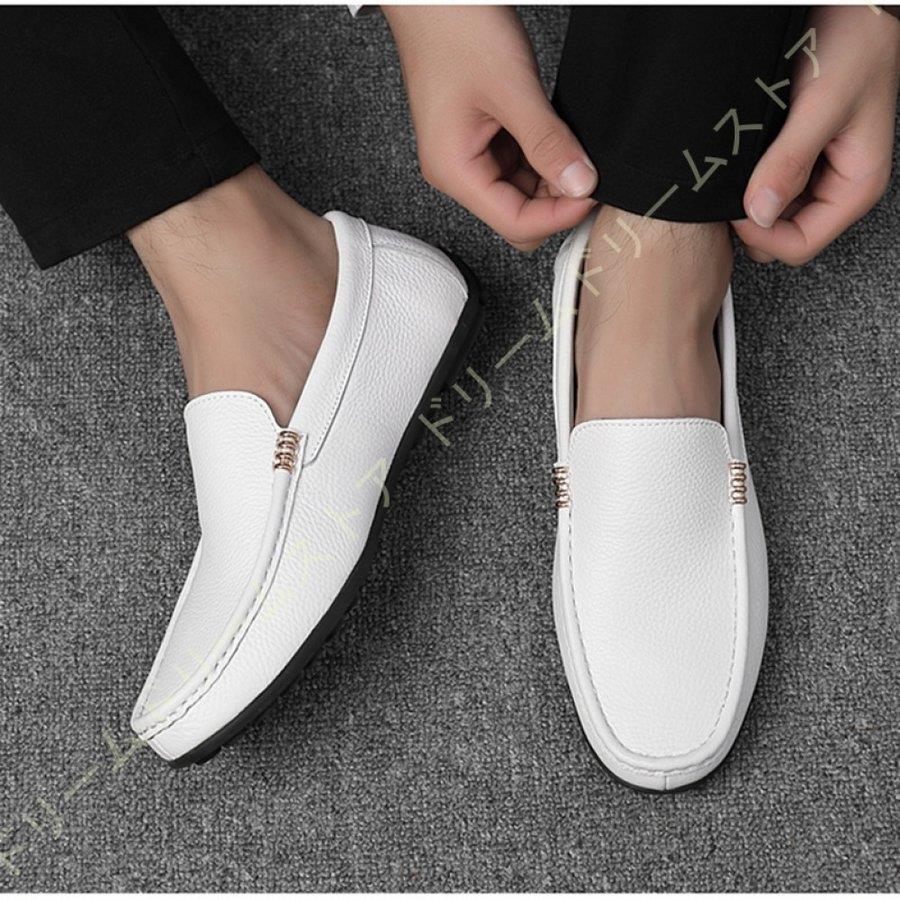 メンズ 本革 ローファー ドライビングシューズ 男性 紳士 革 素足 デッキシューズ スリッポン サイズ豊富 カラー豊富 大きいサイズ 小さいサイズ 黒 白 定番 Huawuyu 0222 Px464 Skyストア 通販 Yahoo ショッピング