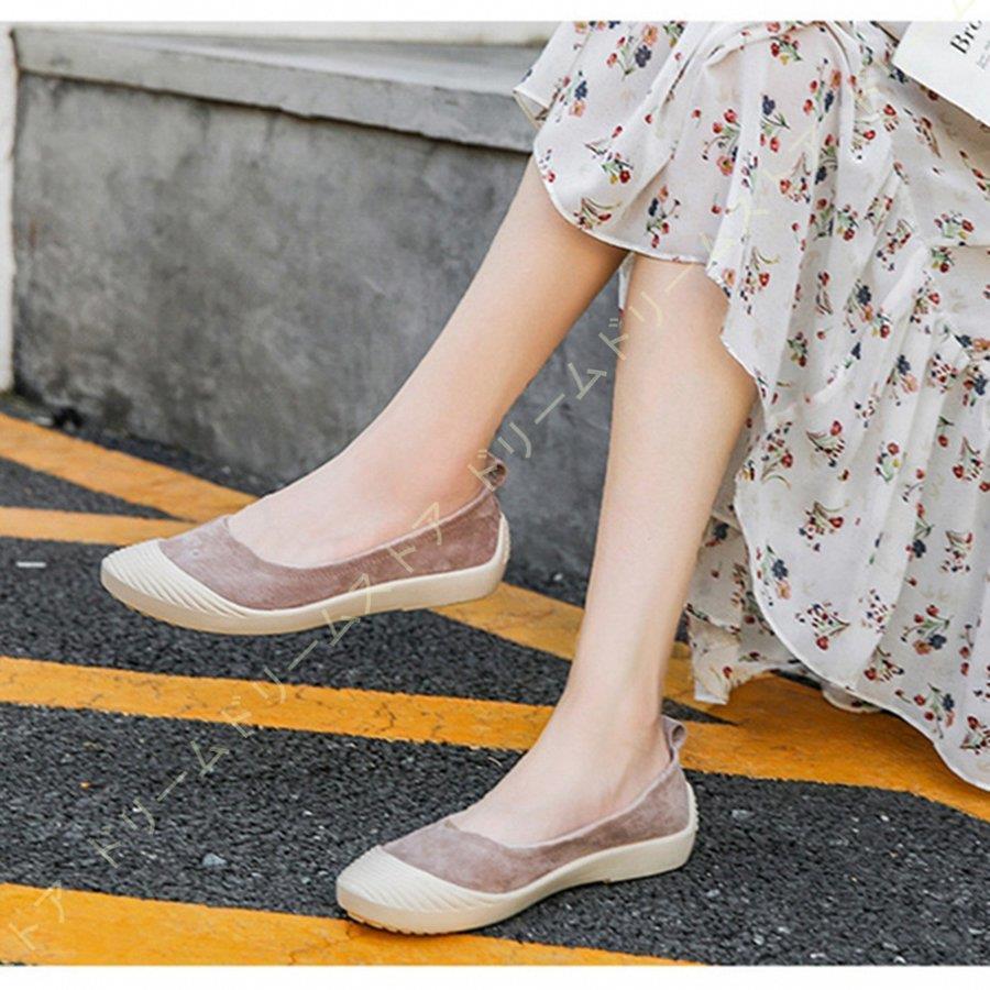 スリッポン レディース 本革 デッキシューズ 軽い 厚底 歩きやすい スニーカー 春夏秋冬 黒 シューズ 履きやすい 疲れない 無地 フラットシューズ ぺたんこ Huawuyu 0222 Px545 Skyストア 通販 Yahoo ショッピング