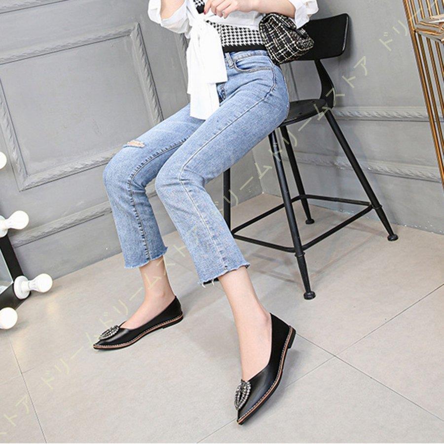 フラットシューズ 黒 レディース マタニティ フォーマル 幅広 甲高 大きいサイズ ぺたんこ パンプス フラットパンプス 室内履き スーツ 歩きやすい 靴 Huawuyu 1014 Hlx136 Skyストア 通販 Yahoo ショッピング