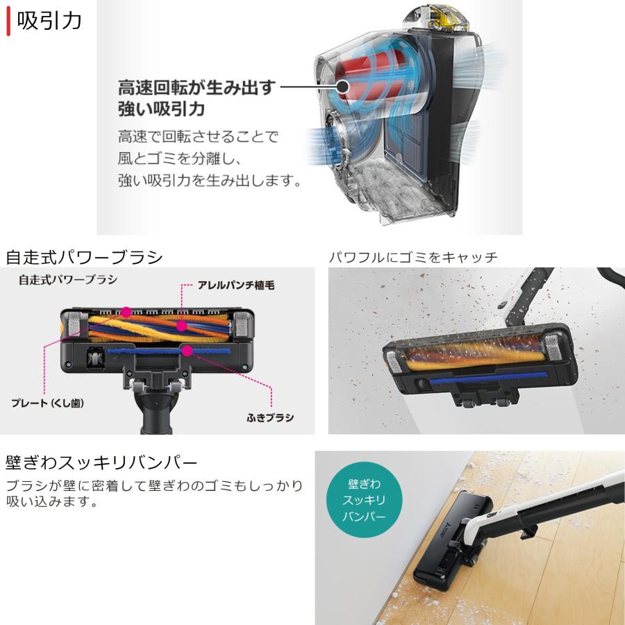 ◆旧モデル特価 在庫あり 新品◆三菱 サイクロン式 掃除機 TC-ED2C-S 自走式パワーブラシ｜sorekudasai2012｜03