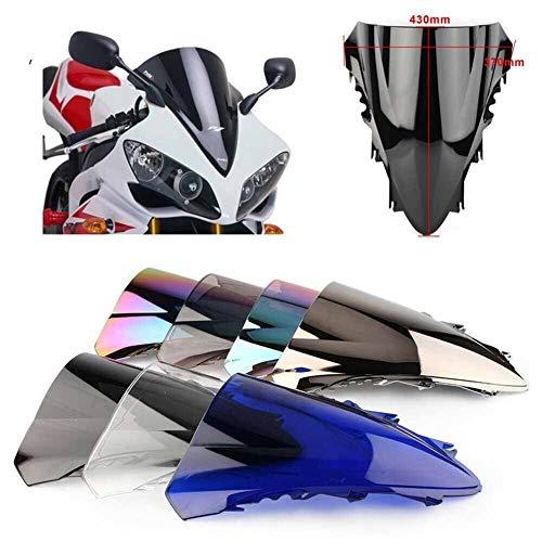 グッズ公式通販サイト ロゴYZF-R 1ヤマハYZF R 1 2007 2008ダブルバブル防風スポイラー(色:D)用フロントウィンドシールドウィンドスクリーンフィット