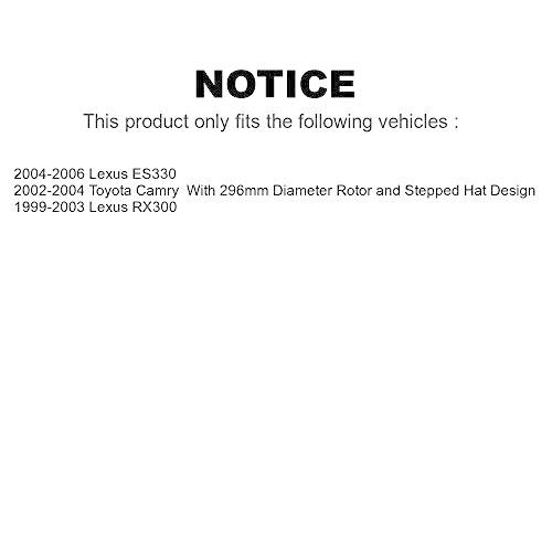 仕入れ Toyota Camry Lexus RX 300 ES 330 K 8-100312用フロントディスクブレーキローターペア