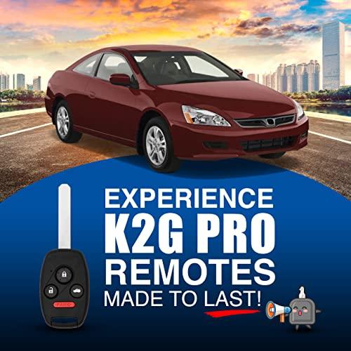 低価限定品 K 2 G PRO 4ボタンリモートキー交換用ホンダアコードOUCG 8 D-380 H-A-2パック