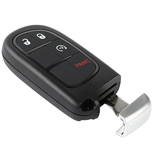 ANGLEWIDE Car Keyless Entry 20142020用ジープチェロキー用リモートキーフォブ交換 (GQ 454 T