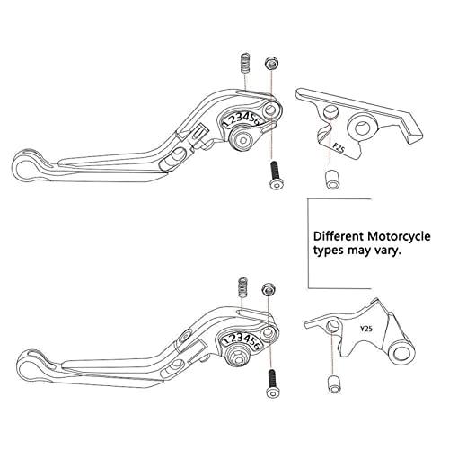 販売日本 ホンダCBR 1000 RR用クラッチ2004 2005 2006 2007二輪車用可変ブレーキクラッチレバーハンドグリップエンド(色:G)