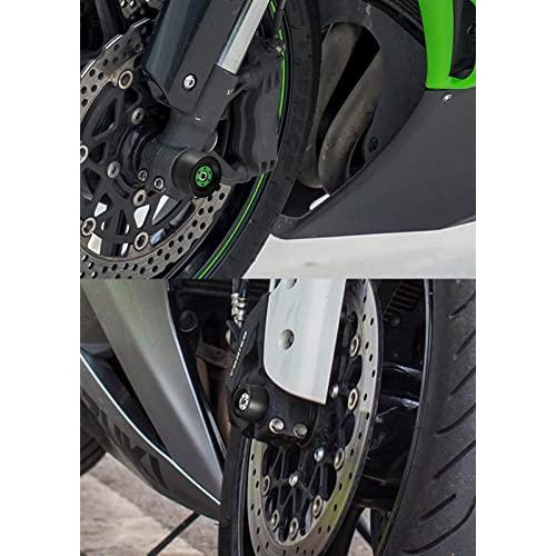 ジャパン カワサキZX-10 R ZX-10 R Ninja 1000 R 2011/2021二輪用フレームスライダー前後軸フォークスライダーホイールプロテクター式クラッシュプロテクター(色:赤)