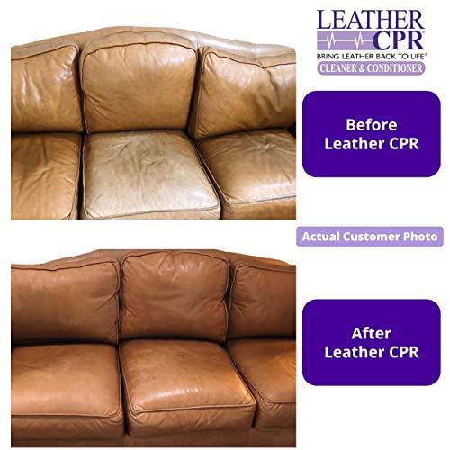 ふるさと納税 革CPRクリーナー&コンディショナー18 oz (3本) +マイクロファイバーアプリケーター (3本) 乾燥・ひび割れを防ぐ保湿で家具、ハンドバッグ、カーシート、ジャ