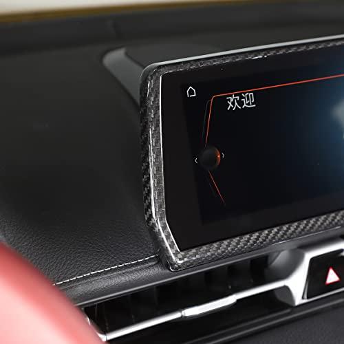 安い店の割引 taruisixt for Toyota Supra GR A 90 A 91 MK 5 2019 2020 2021 2022 Real Carbon Fiber Car Central Navigation Screen Cover Decoration Accessories