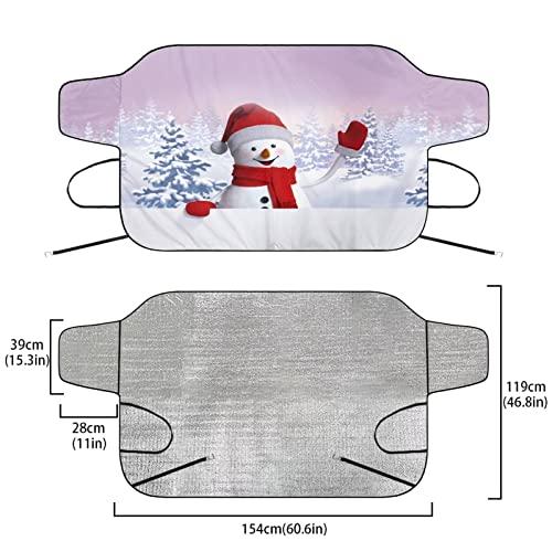 注文送料無料 ZPINXIGN Lovely Snowman Windshield Cover for Ice and Snow Winter Window Cover for Trucks Automotive Exterior Accessories Frost Guard Windshield C