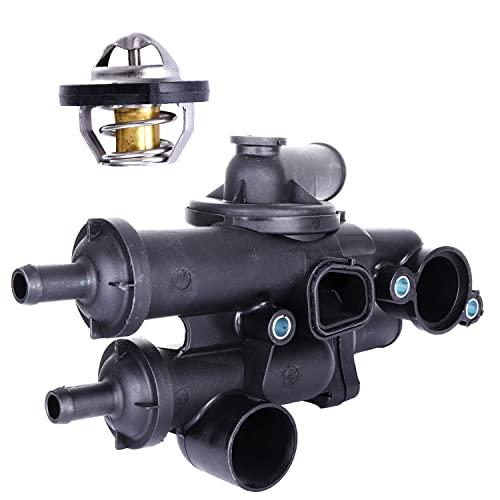 エンジン冷却材サーモスタットハウジング組立部品ダッジ・アヴェンジャー20082014用、ダッジ・キャリバー20082012用、ダッジ