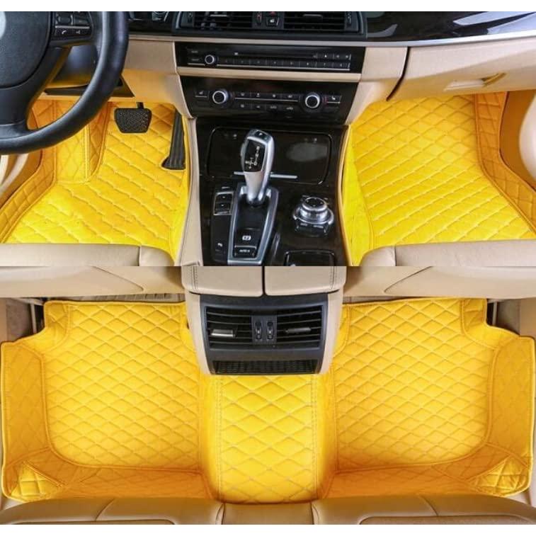 工場直販 EZIIS Custom Making Car Floor Mats for 98.88% Sedan SUV Sports Car Full Coverage Cute Men Women Pads Protection Non-Slip Leather Floor Liners (イ