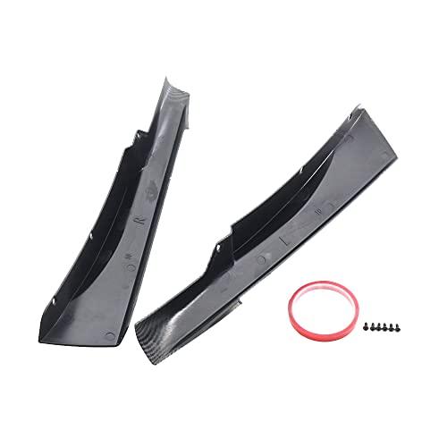 ネット割引 TOTMOX Car Front Bumper Splitter Spoiler Lip Cover、Bumper Diffuser Side Splitters Spoiler、BMW E 90 M-Tech LCi 2008-2012対応、カーボンファイバー