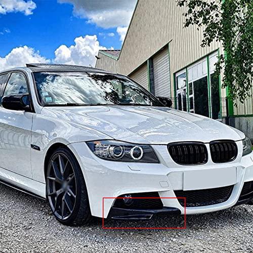 ネット割引 TOTMOX Car Front Bumper Splitter Spoiler Lip Cover、Bumper Diffuser Side Splitters Spoiler、BMW E 90 M-Tech LCi 2008-2012対応、カーボンファイバー